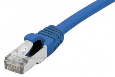 cable ethernet f/utp bleu 7,5m catégorie 6a