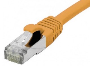 cable ethernet f/utp orange 7,5m catégorie 6a