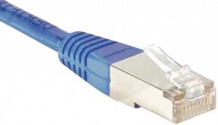 cable ethernet ftp économique bleu 20m cat 5e