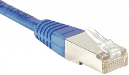 cable ethernet ftp économique bleu 2m cat 5e