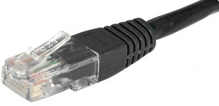 cable ethernet pas cher utp noir 0,15m cat 5e