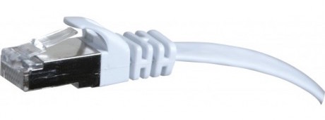 cable ethernet u/ftp plat blanc 0,5m cat 6