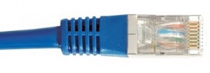 cable ethernet catégorie 6 sftp bleu 0,5m