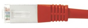 cable ethernet catégorie 6 sftp rouge 1,5m