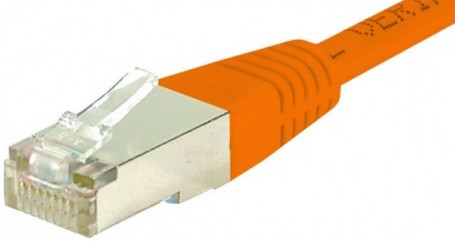 cable ethernet catégorie 6 sftp orange 15m