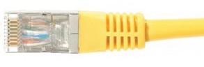 cable ethernet catégorie 6 sftp jaune 2m
