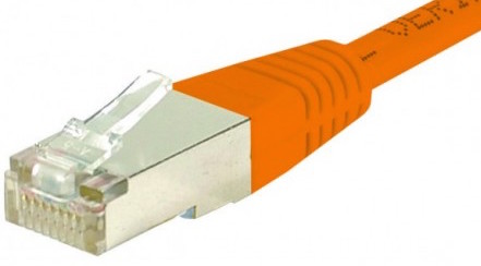 cable ethernet catégorie 6 sftp orange 3m