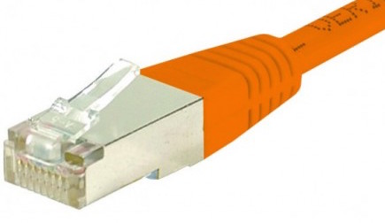 cable ethernet catégorie 6 sftp orange 5m