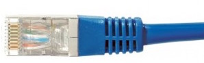 cable ethernet catégorie 6a sftp bleu 25m