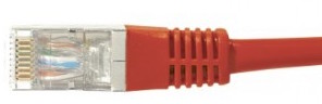 cable ethernet catégorie 6a sftp rouge 25m