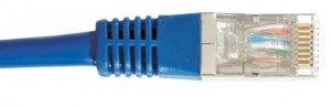 cable ethernet catégorie 6a sftp bleu 7,5m