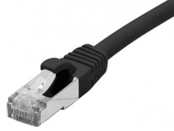 cable ethernet s/ftp noir 0,15m catégorie 6a