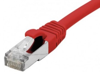cable ethernet s/ftp rouge 0,3m catégorie 6a
