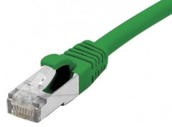 cable ethernet s/ftp vert 0,3m catégorie 6a
