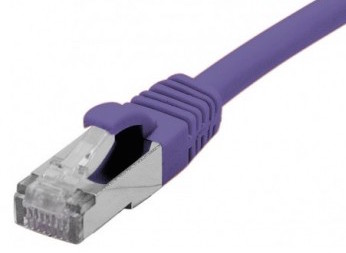 cable ethernet s/ftp violet 0,3m catégorie 6a