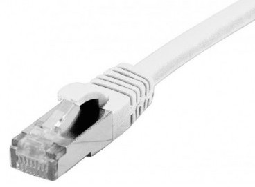 cable ethernet s/ftp blanc 0,5m catégorie 6a