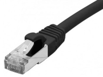 cable ethernet s/ftp noir 0,5m catégorie 6a