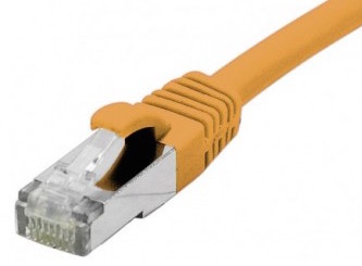 cable ethernet s/ftp orange 0,5m catégorie 6a