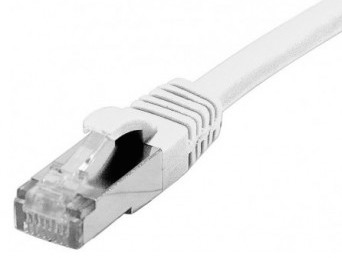 cable ethernet s/ftp blanc 1,5m catégorie 6a