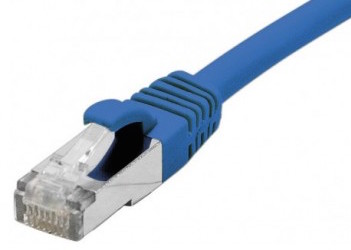 cable ethernet s/ftp bleu 1,5m catégorie 6a