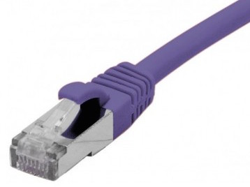 cable ethernet s/ftp violet 1,5m catégorie 6a