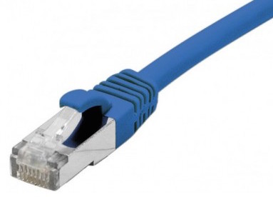 cable ethernet s/ftp bleu 10m catégorie 6a