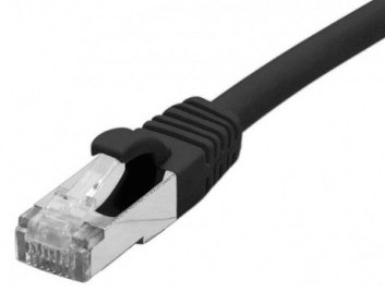 cable ethernet s/ftp noir 1m catégorie 6a