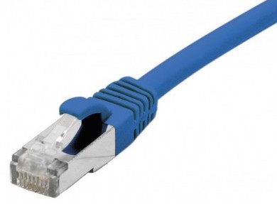 cable ethernet s/ftp bleu 20m catégorie 6a