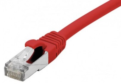 cable ethernet s/ftp rouge 25m catégorie 6a
