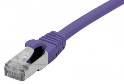 cable ethernet s/ftp violet 25m catégorie 6a