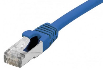 cable ethernet s/ftp bleu 3m catégorie 6a