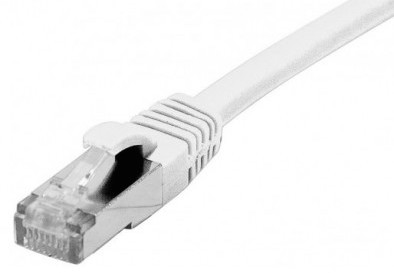 cable ethernet s/ftp blanc 5m catégorie 6a