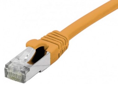 cable ethernet s/ftp orange 7,5m catégorie 6a