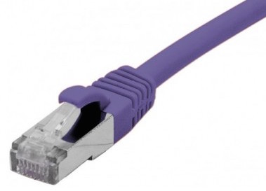 cable ethernet s/ftp violet 7,5m catégorie 6a