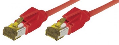 cable ethernet s/ftp rouge 0,3m catégorie 7