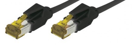 cable ethernet s/ftp noir 0,5m catégorie 7