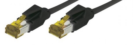 cable ethernet s/ftp noir 1,5m catégorie 7