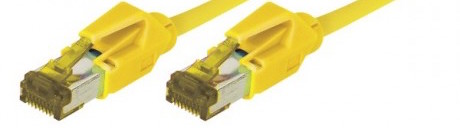 cable ethernet s/ftp jaune 1m catégorie 7