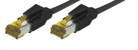 cable ethernet s/ftp noir 1m catégorie 7