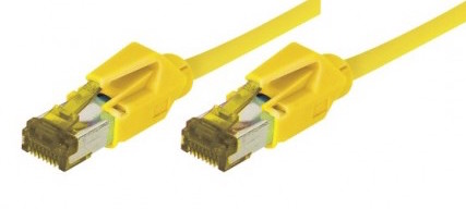 cable ethernet s/ftp jaune 7,5m catégorie 7