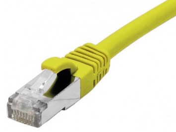 cable ethernet snagless lszh ftp jaune 0,3m cat 6
