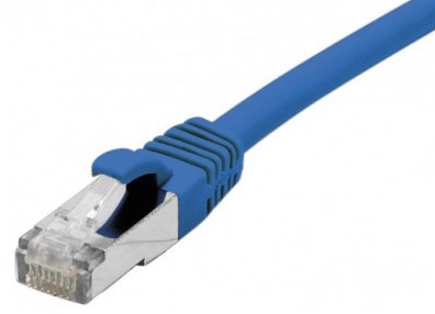 cable ethernet snagless lszh ftp bleu 10m cat 6
