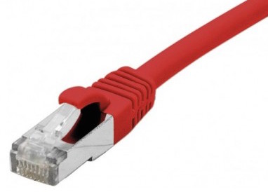cable ethernet snagless lszh ftp rouge 25m cat 6