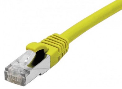 cable ethernet snagless lszh ftp jaune 2m cat 6