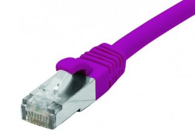 cable ethernet snagless lszh ftp violet 3m cat 6