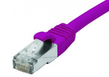 cable ethernet snagless lszh ftp violet 5m cat 6