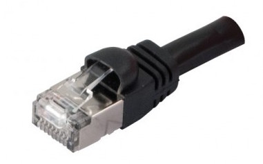 cable ethernet catégorie 6 sftp noir 10m spécial VoIP