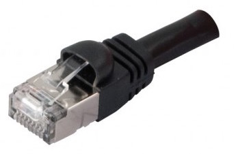 cable ethernet catégorie 6 sftp noir 6m spécial VoIP