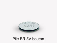 Pile BR 3V bouton