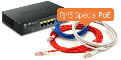 câble rj45 special PoE